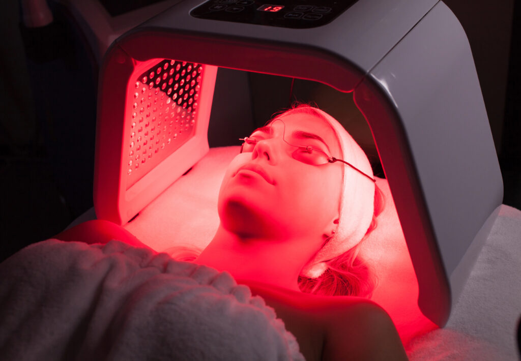 led red light therapy skin care